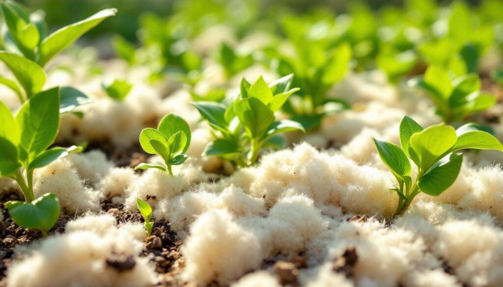 Dieser ungewöhnliche Mulch vom Schafstall schützt Ihre Beete vor Spätfrost und spart Gießwasser im Frühling
