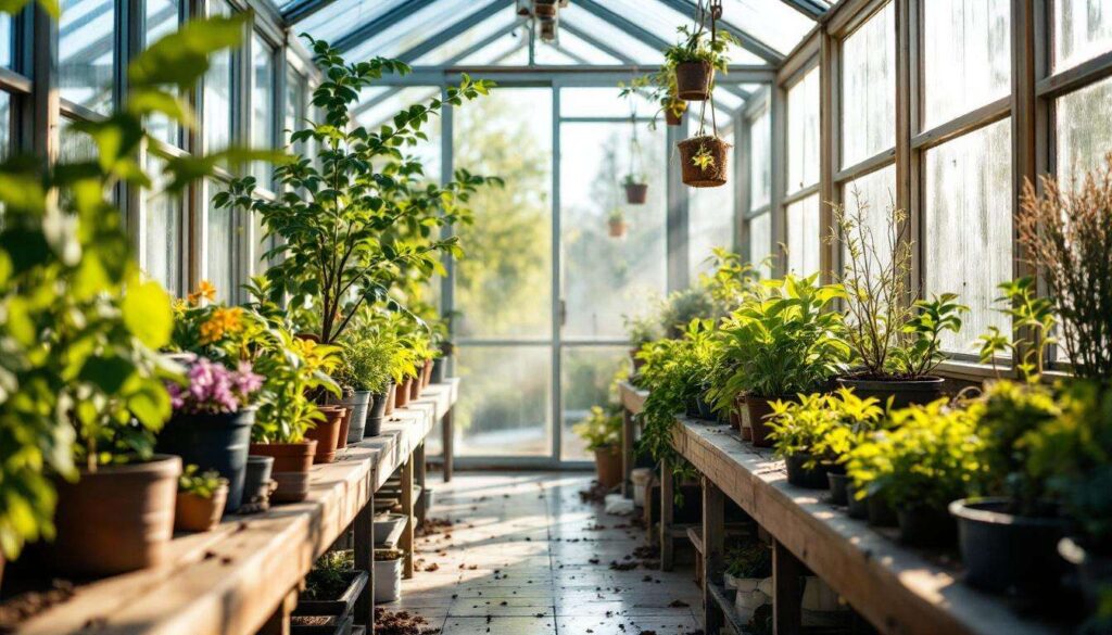 Gewächshaus im März richtig lüften, sonst droht Schimmel an den Jungpflanzen…