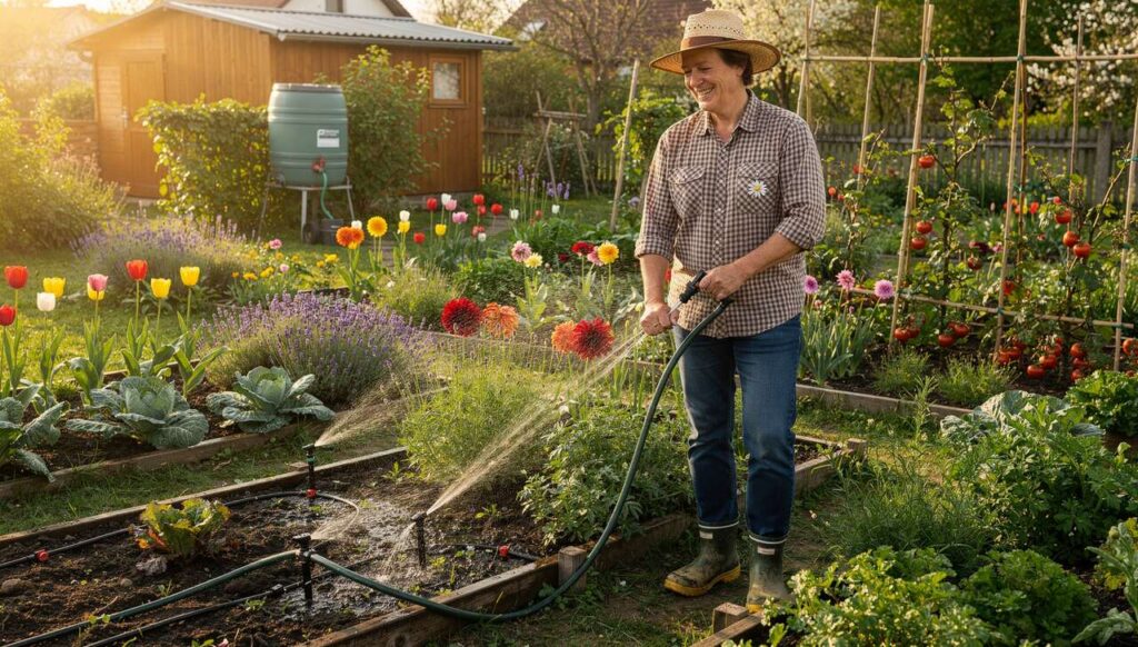 Weltwassertag am 22. März, und so sparen deutsche Gärtner bis zu 40 Prozent Gießwasser ein